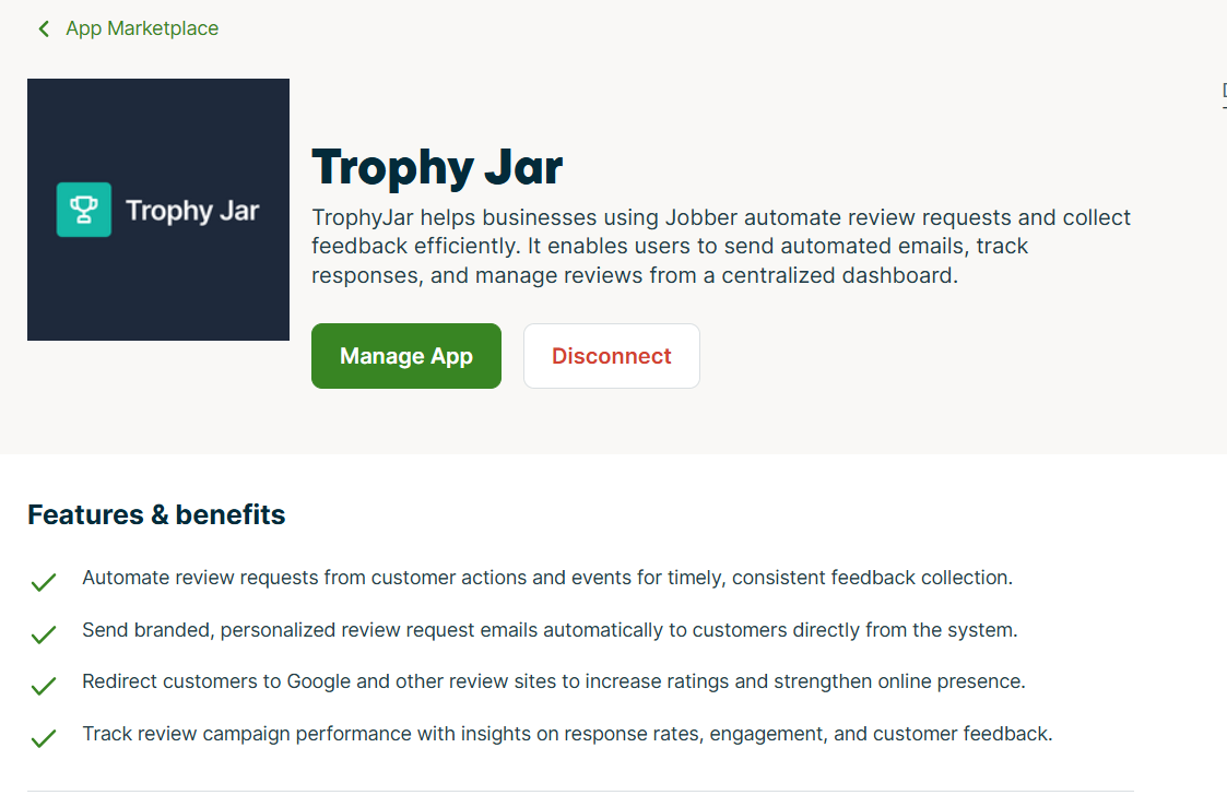 1 Connect from the Jobber App Marketplace 2 1